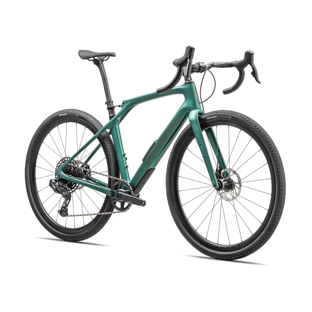 SPECIALIZED Diverge STR Expert Sram Complete Gravel Bike - SATIN METALLIC PINE/SMOKE - Image 2