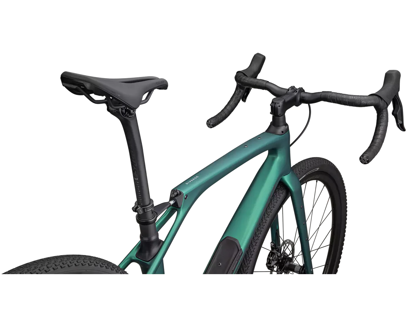 SPECIALIZED Diverge STR Expert Sram Complete Gravel Bike - SATIN METALLIC PINE/SMOKE - Image 3