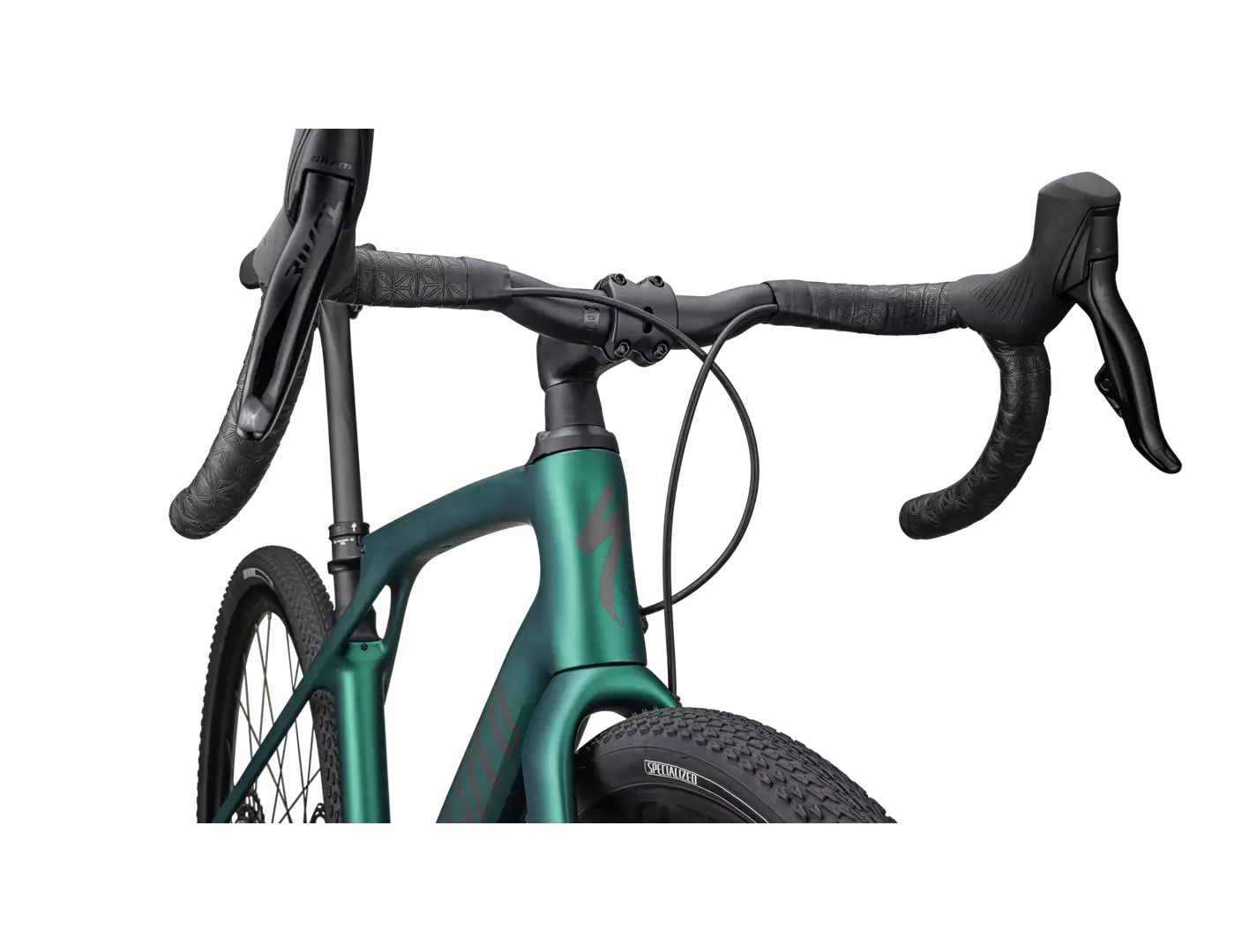 SPECIALIZED Diverge STR Expert Sram Complete Gravel Bike - SATIN METALLIC PINE/SMOKE - Image 4