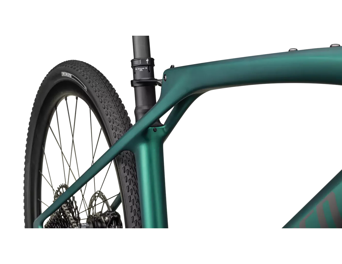 SPECIALIZED Diverge STR Expert Sram Complete Gravel Bike - SATIN METALLIC PINE/SMOKE - Image 5