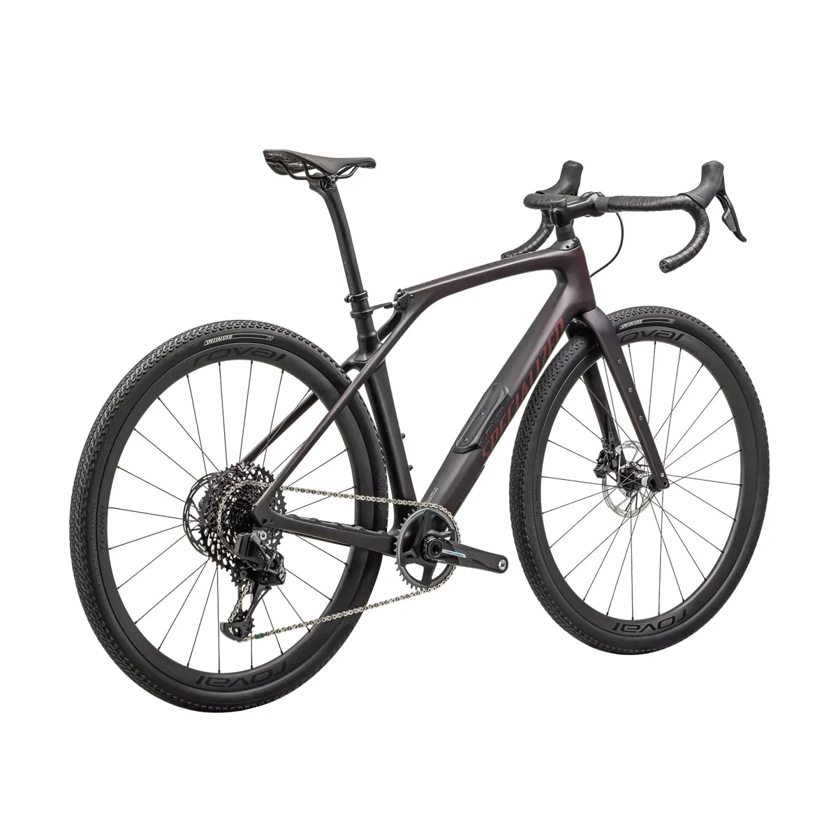 SPECIALIZED DIVERGE STR PRO Complete Bike Gravel Sram Force AXS Eagle X01 - RED TINT CARBON/RED SKY - Image 3