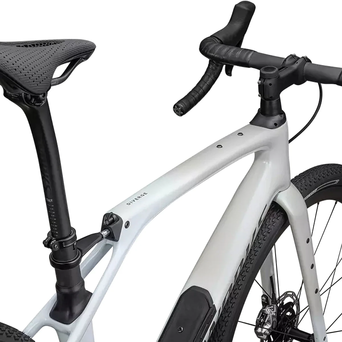 SPECIALIZED DIVERGE STR SWORKS Gravel Bike - DOVE GREY+EYRIS PEARL / MORNING MIST / EYRIS PEARL / SMOKE - Image 5