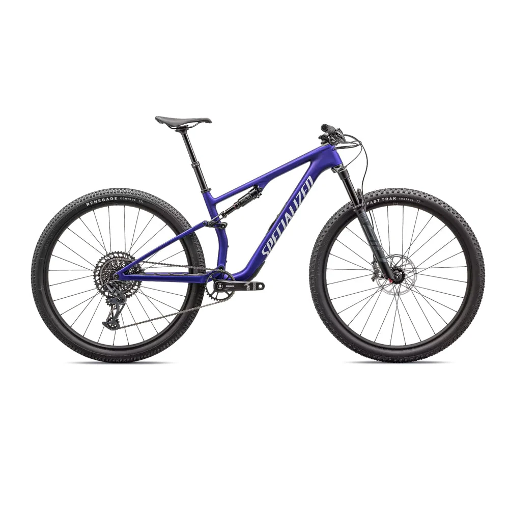 SPECIALIZED Epic 8 Comp SRAM GX Mountain Bike - Satin Metallic/Sapphire White