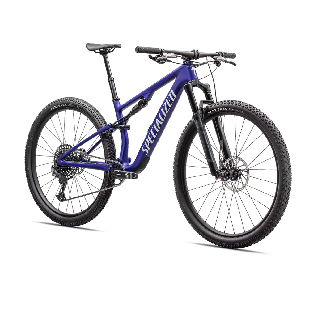 SPECIALIZED Epic 8 Comp SRAM GX Mountain Bike - Satin Metallic/Sapphire White - Image 2