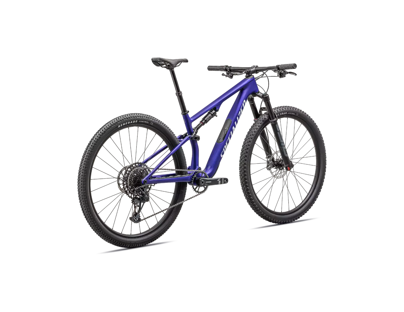 SPECIALIZED Epic 8 Comp SRAM GX Mountain Bike - Satin Metallic/Sapphire White - Image 5