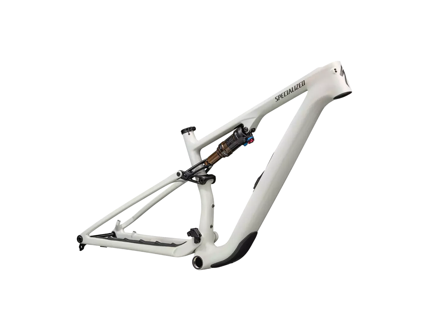 Specialized Epic 8 EVO Mountain Bike Frameset - Satin White Fog Tint/Smoke - Image 3