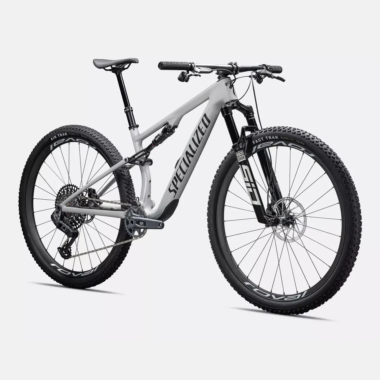 SPECIALIZED Epic 8 Expert 2026 Shimano GX Eagle AXS Mountain Bike - Gloss Dolomite Metallic / Obsidian - Image 2