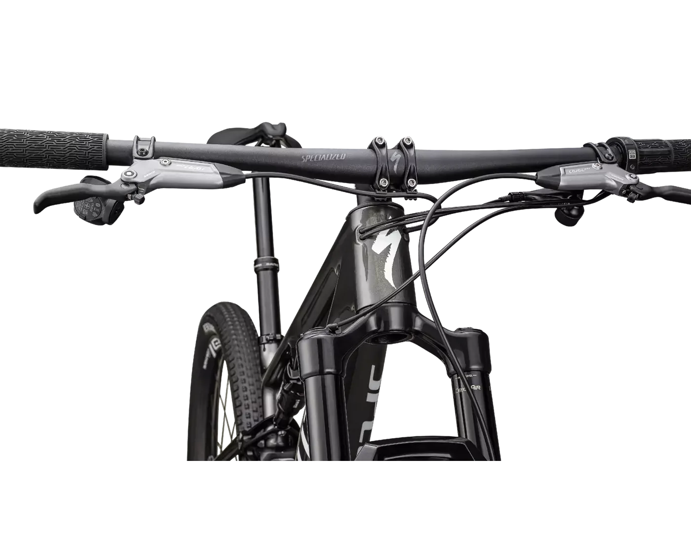 SPECIALIZED Epic 8 Expert SRAM GX AXS  Mountain Bike - Gloss Carbon/Black Pearl White - Image 4