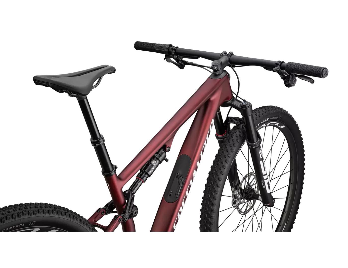 SPECIALIZED Epic 8 Expert SRAM GX AXS Mountain Bike - Satin/Redsky White - Image 3