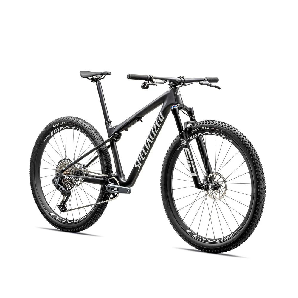SPECIALIZED Epic WC Expert SRAM GX AXS  Mountain Bike - Satin Carbon / White / Pearl - Image 2