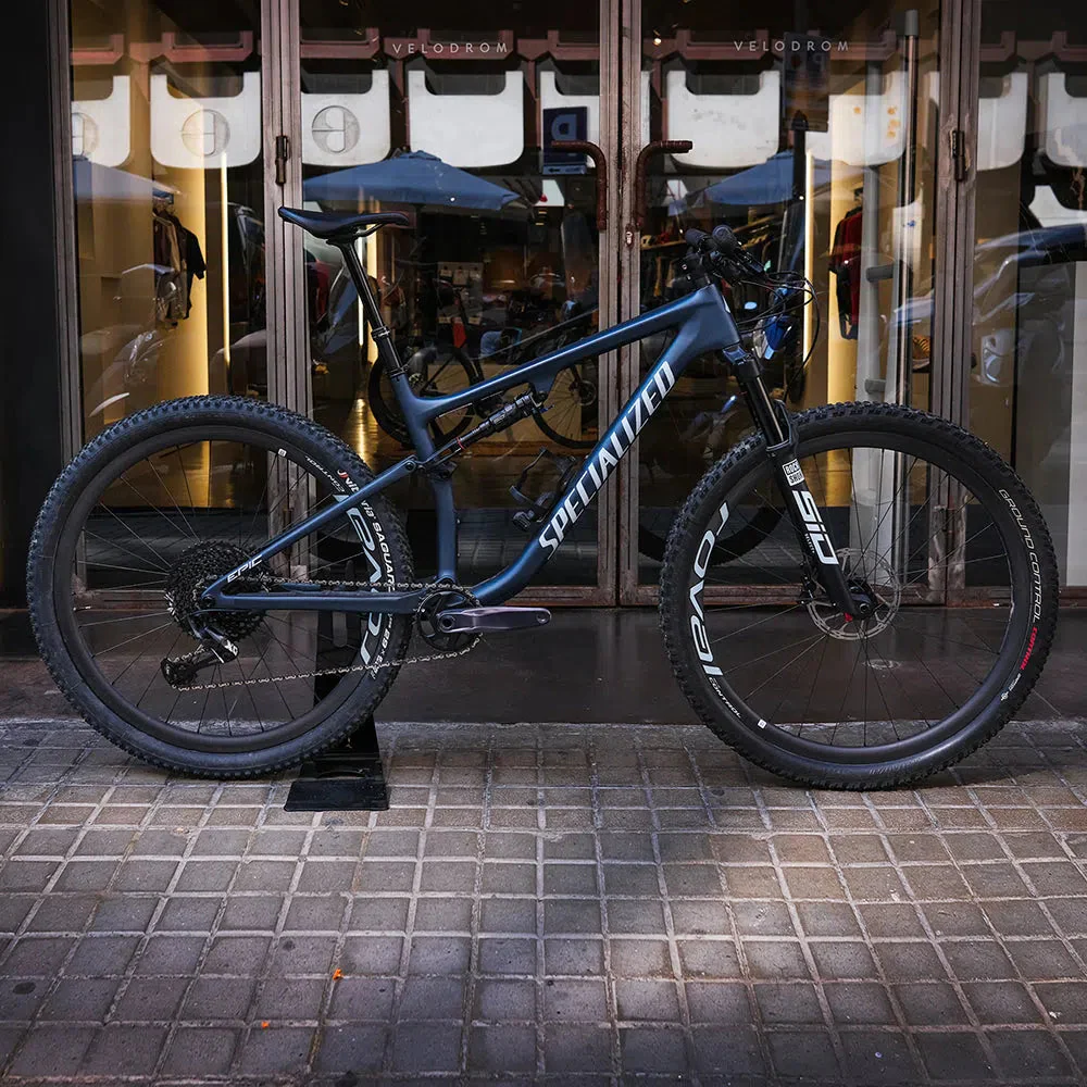 SPECIALIZED EXPERT Epic Demo Complete Bike Mountain Bike Sram X01 - Blue - Image 10