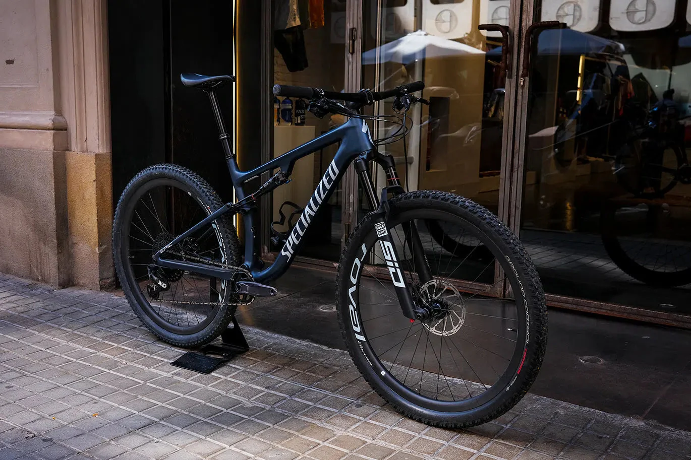 SPECIALIZED EXPERT Epic Demo Complete Bike Mountain Bike Sram X01 - Blue - Image 7