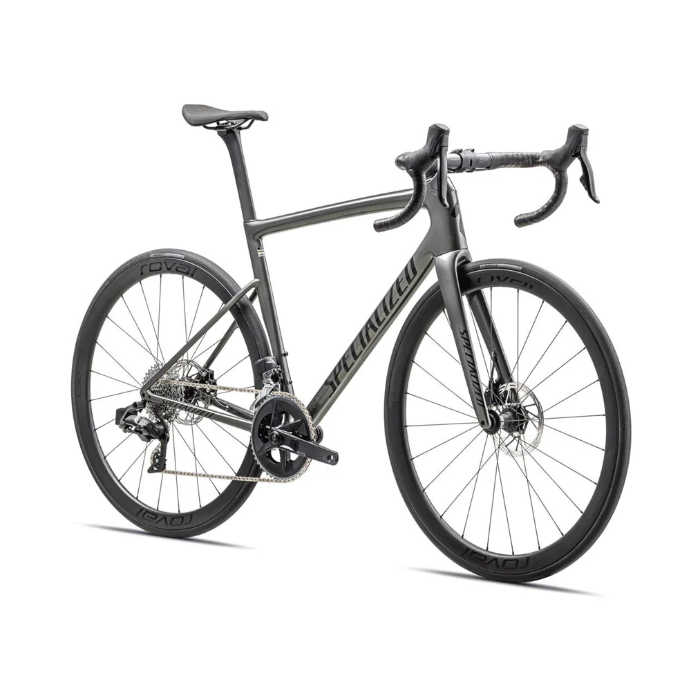 SPECIALIZED Tarmac SL8 Expert 2023 Sram Rival AXS Complete Road Bike - GLOSS SMOKE / OBSIDIAN - Image 2