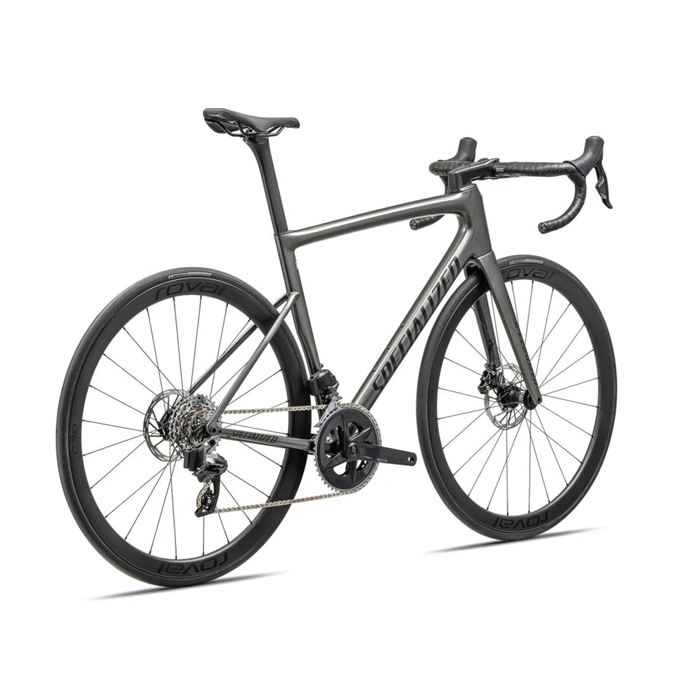 SPECIALIZED Tarmac SL8 Expert 2023 Sram Rival AXS Complete Road Bike - GLOSS SMOKE / OBSIDIAN - Image 3