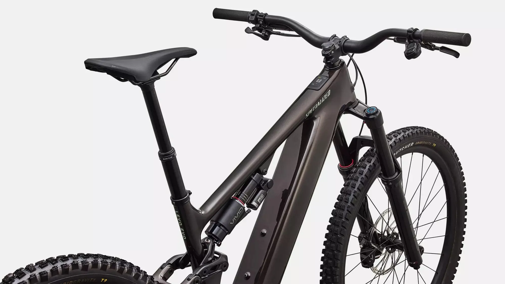 SPECIALIZED Levo 4 EVO Comp - Gloss Warm Smoke / Pistachio - Image 4