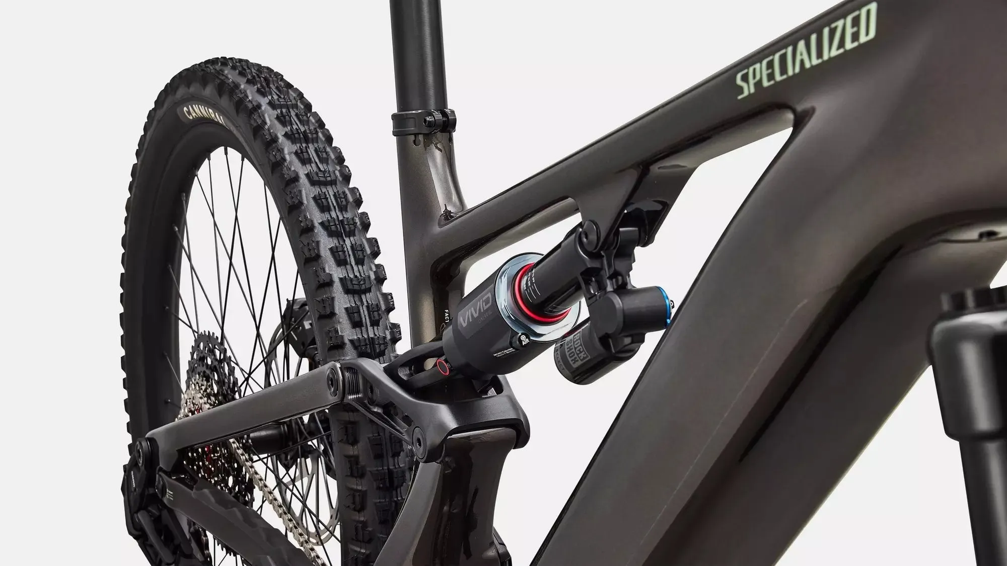 SPECIALIZED Levo 4 EVO Comp - Gloss Warm Smoke / Pistachio - Image 6