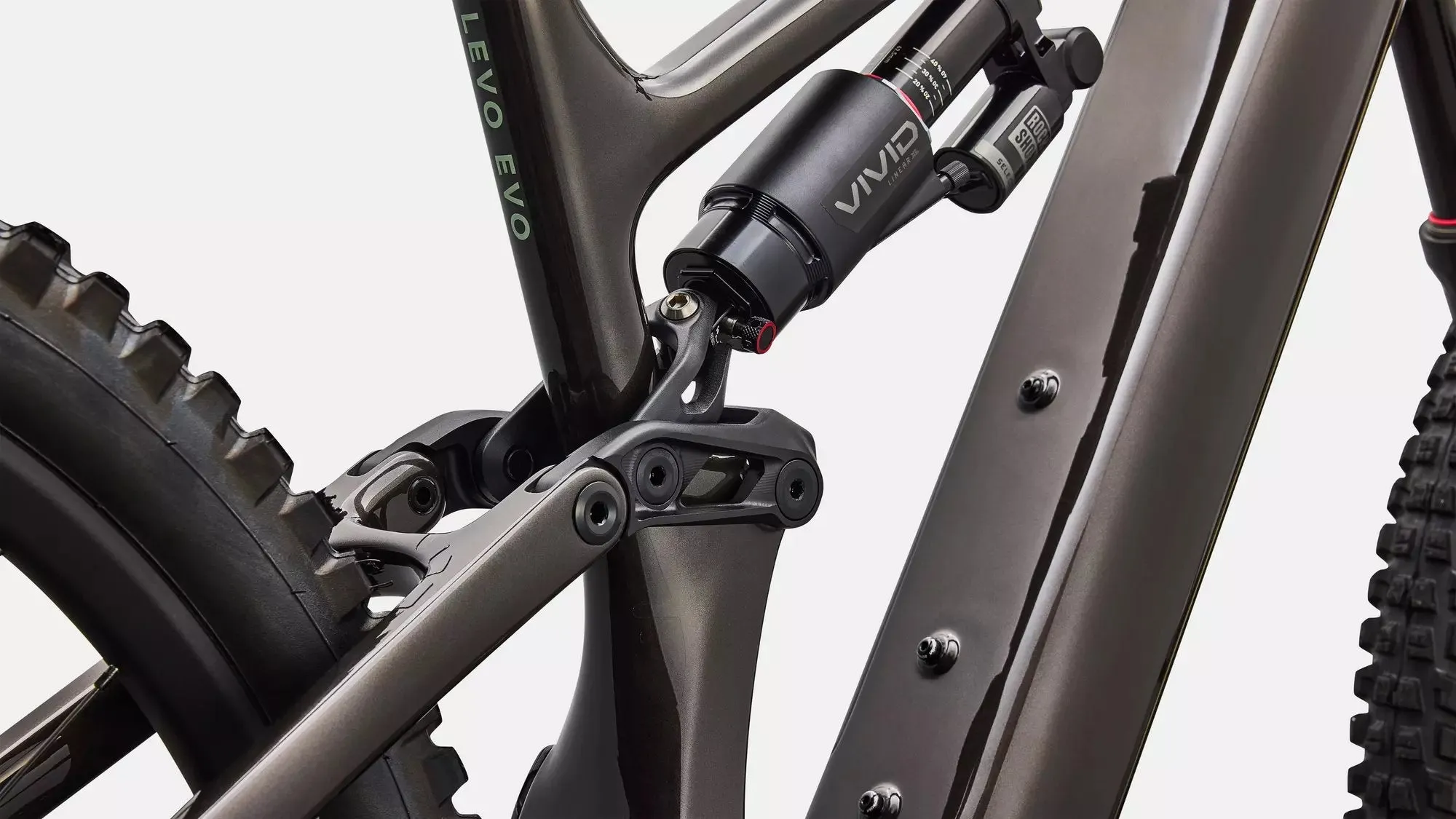 SPECIALIZED Levo 4 EVO Comp - Gloss Warm Smoke / Pistachio - Image 8