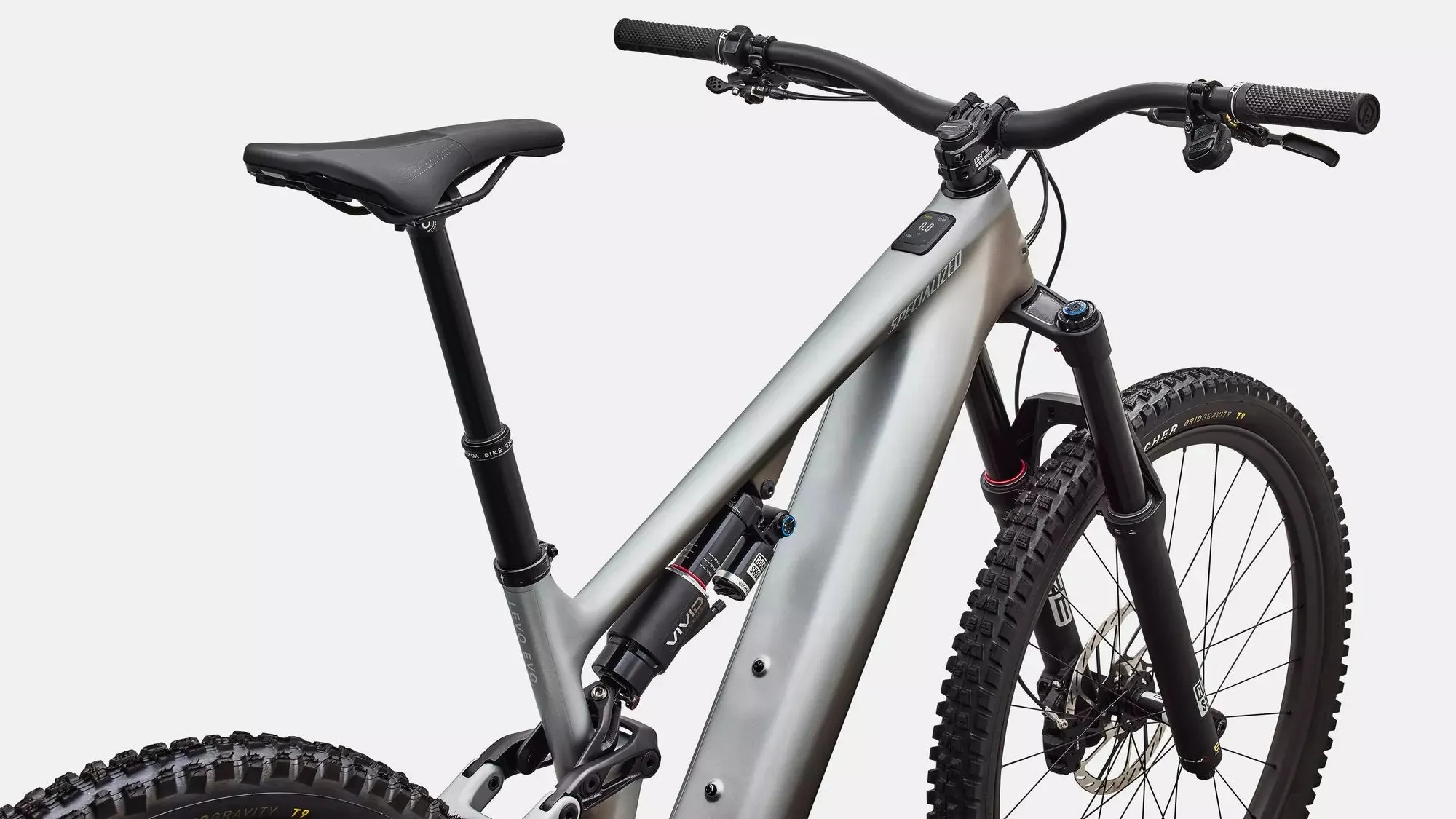 SPECIALIZED Levo 4 EVO Pro - Satin Shadow / Silver Dust - Image 4