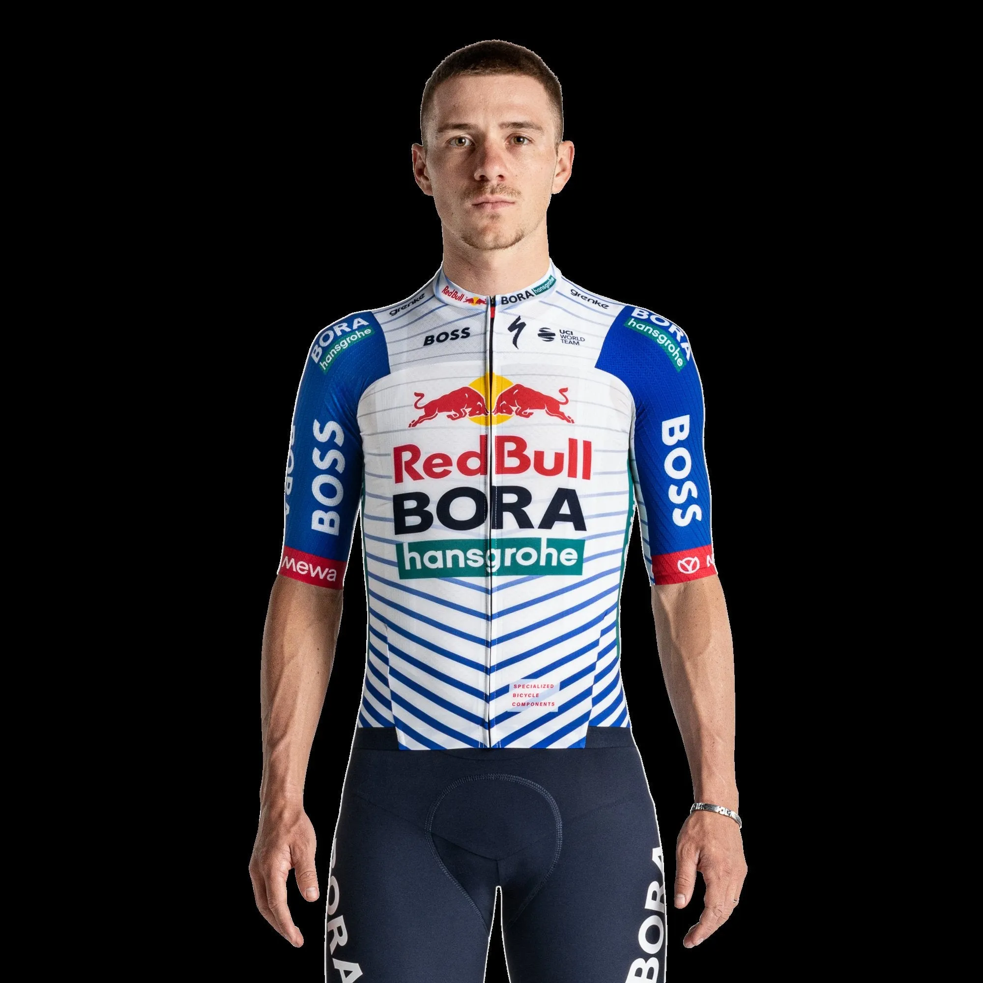 Specialized RBH RACE JERSEY SS LTD 2026 - WHITE/RED BULL BLUE - - Image 2