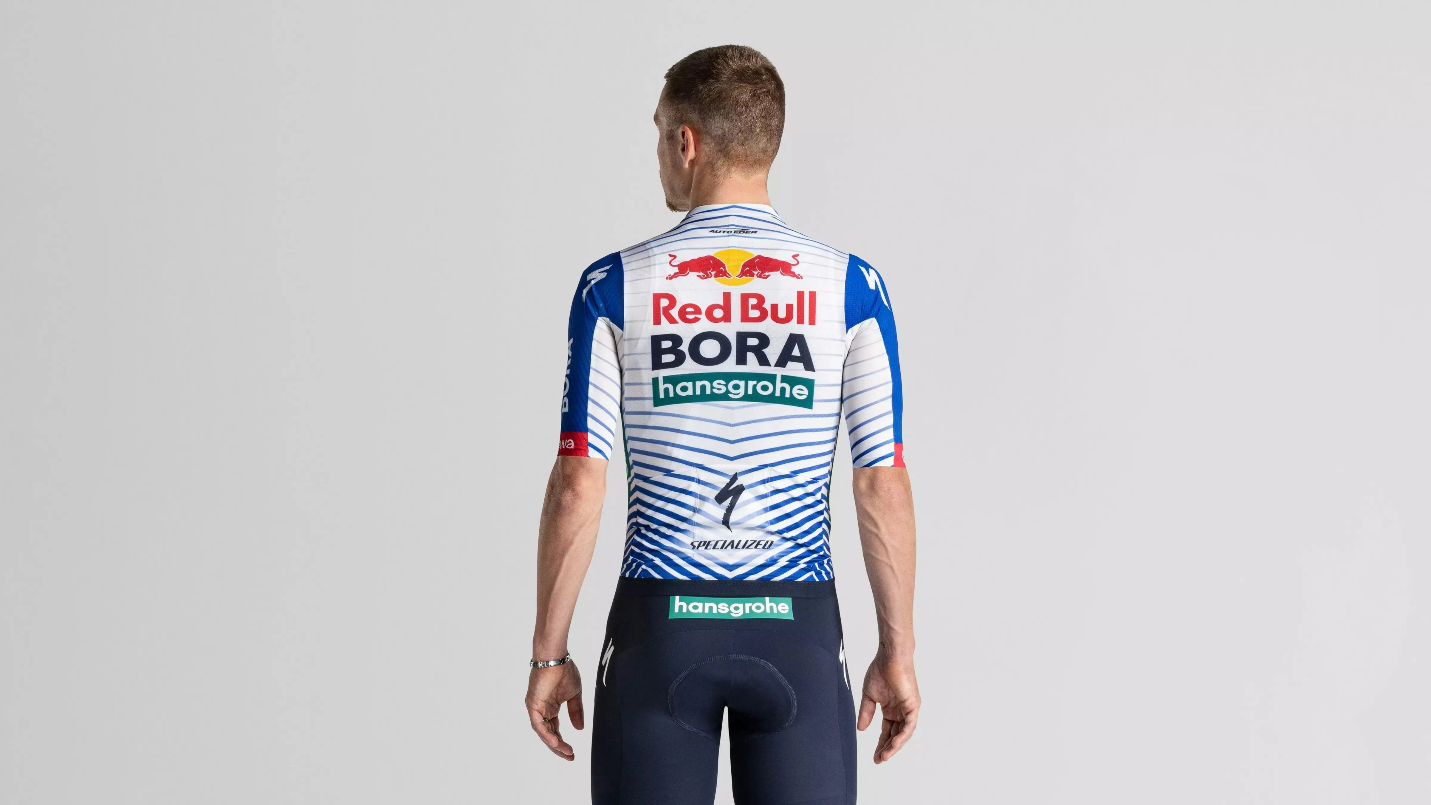 Specialized RBH RACE JERSEY SS LTD 2026 - WHITE/RED BULL BLUE - - Image 5