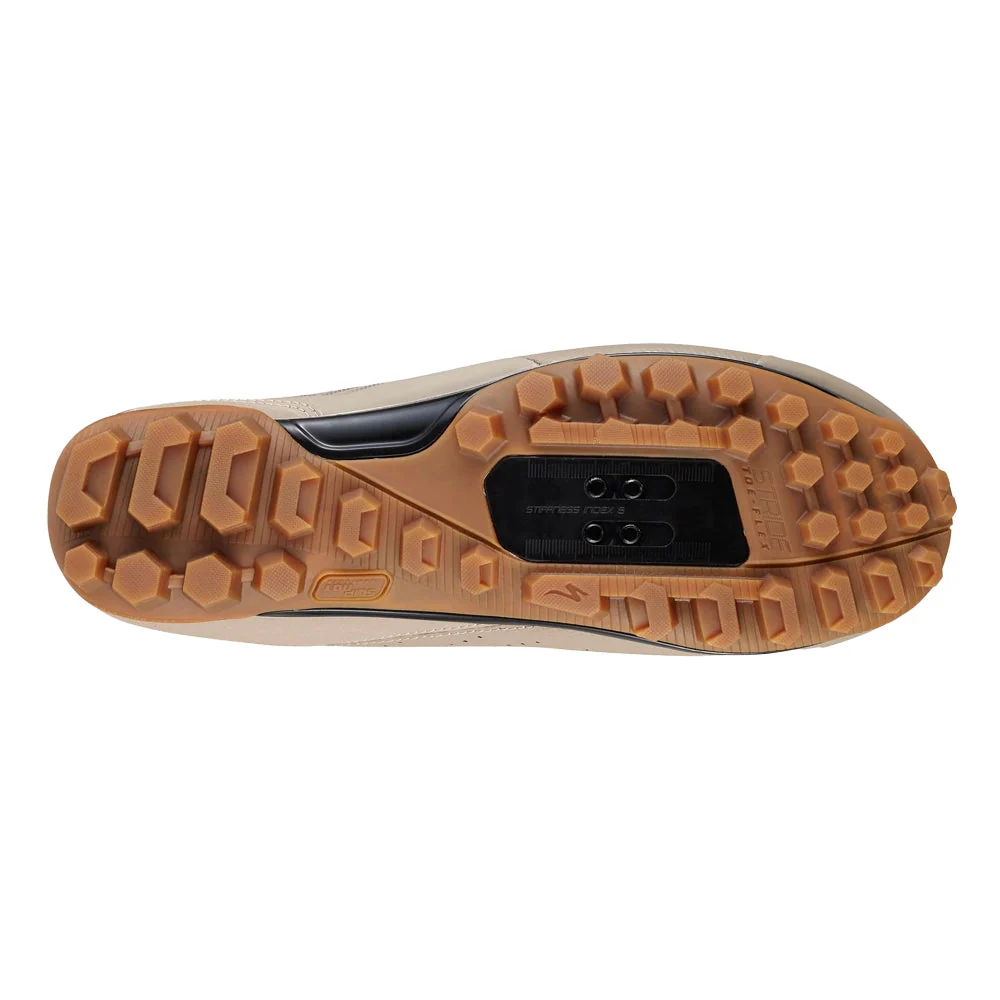 SPECIALIZED Recon 2.0 Gravel MTB Cycling Shoes - Taupe Dark Moss/ Green - Image 5
