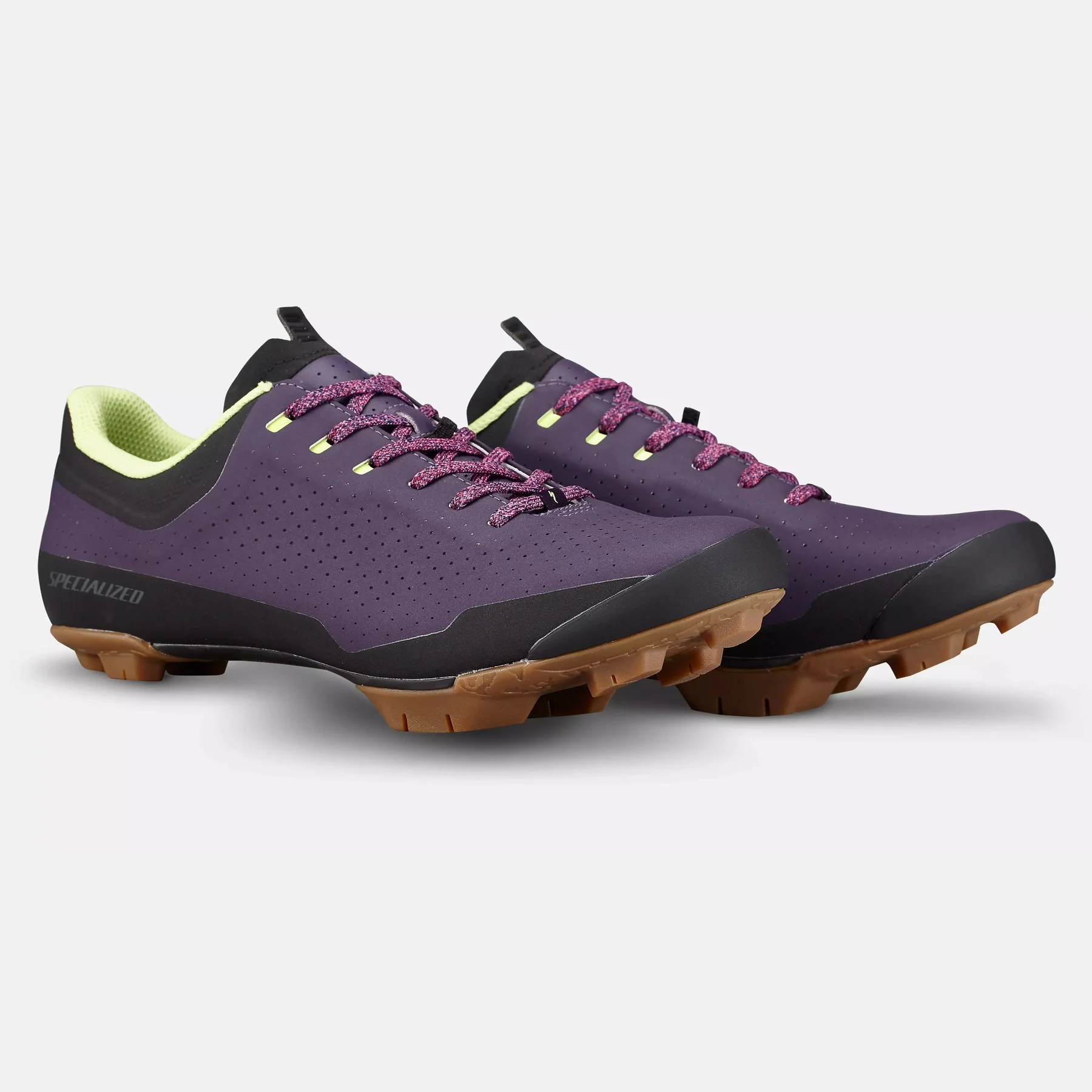SPECIALIZED Recon ADV Gravel MTB Cycling Shoes - Dusk/Purple Orchid/Limestone - Image 5