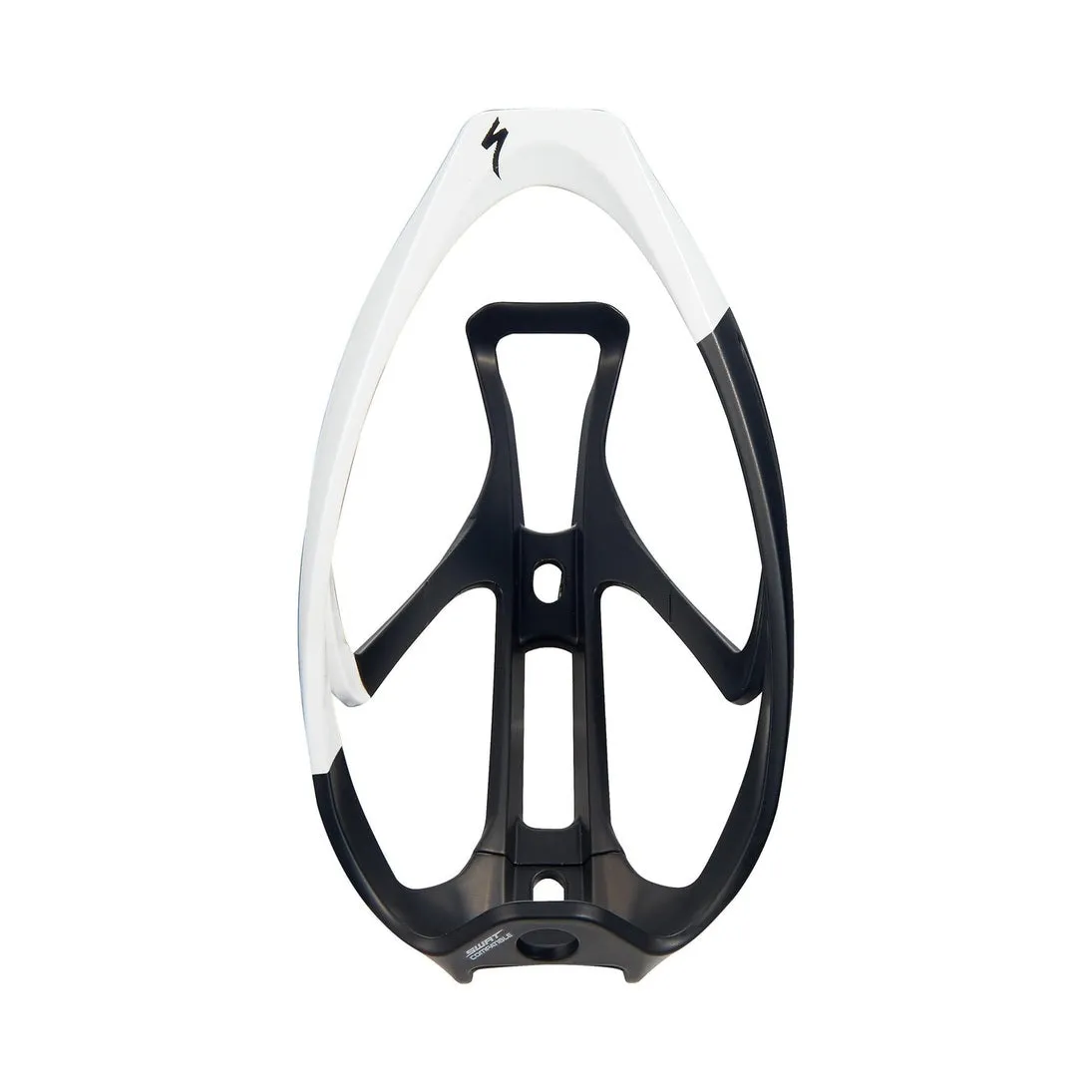 SPECIALIZED RIB CAGE II MATTE Bottle Cage  - Matte Black/White - Image 2