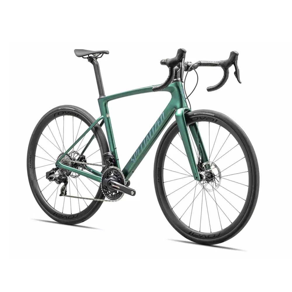 SPECIALIZED Roubaix SL8 PRO 2023 SRAM Force D2 AXS Complete Road Bike - Metallic Pine - Image 2