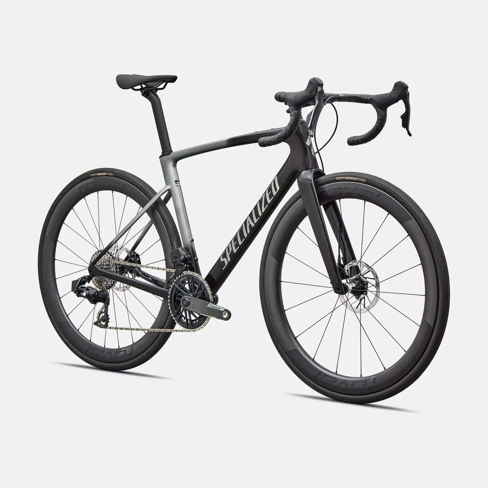 SPECIALIZED Roubaix SL8 Pro Road Bike Sram Force AXS E1 2026 - Gloss Carbon/shadow Silver - Image 5