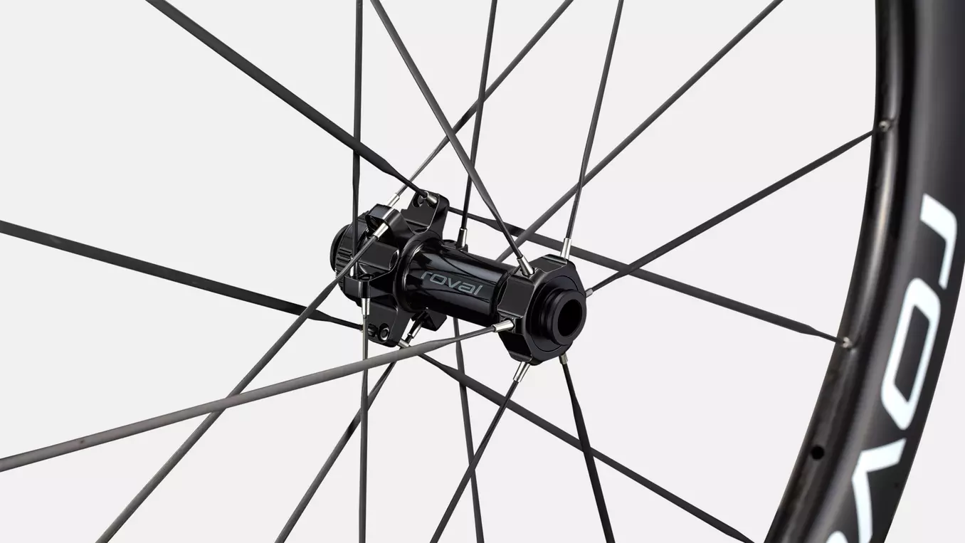 SPECIALIZED Roval Rapide CLX III Carbon Wheelset - Gloss Carbon/gloss White - Image 2