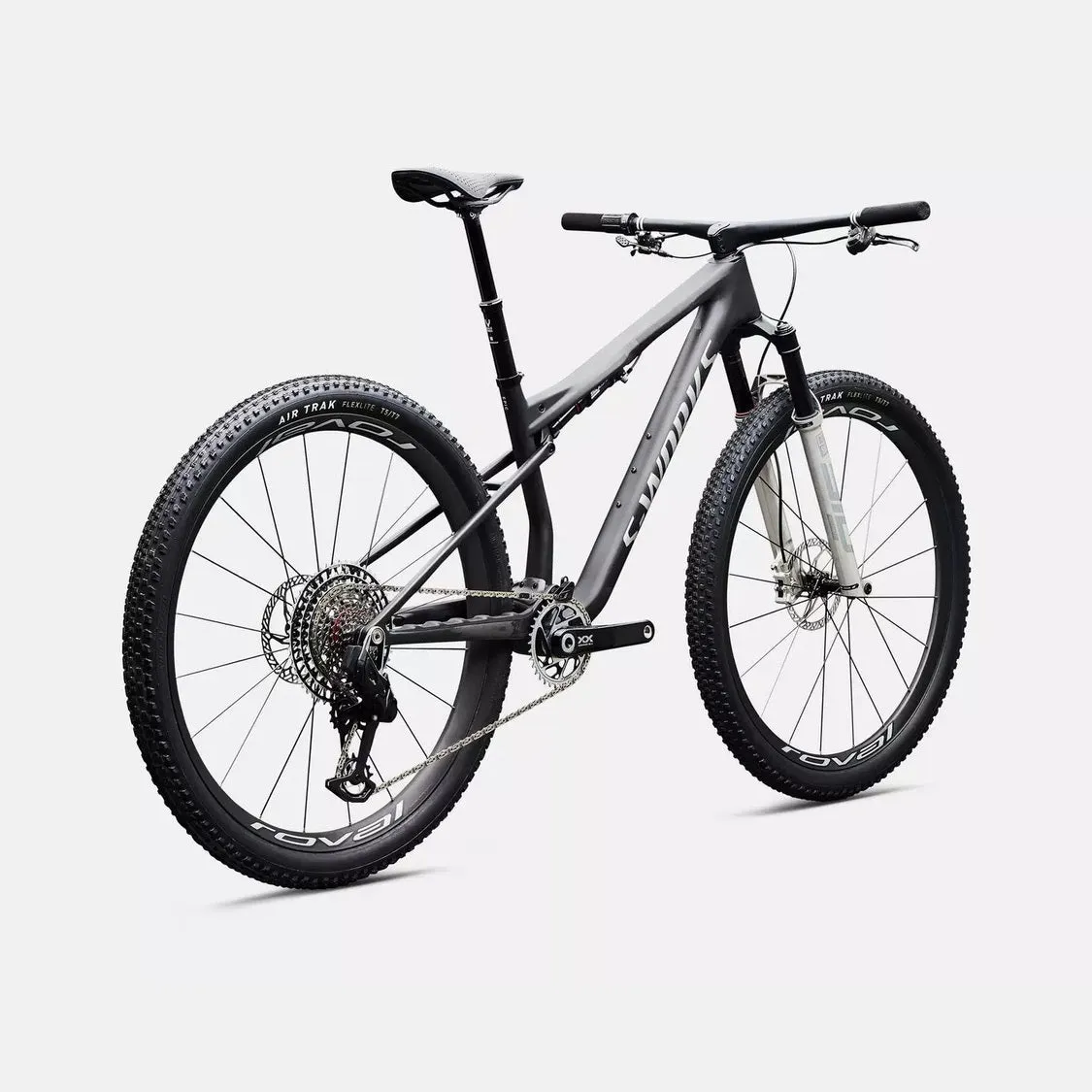 SPECIALIZED S-Works Epic 9 Ultralight LTD Complete MTB - Satin Carbon / Silver Foil - Image 3