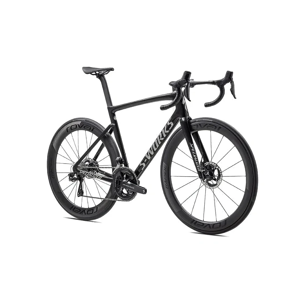 SPECIALIZED SW TARMAC SL7 Disc Complete Bike Road Shimano Dura Ace Di2 - Gloss Black Pearl Granite Over Carbone / Chrome - Image 2