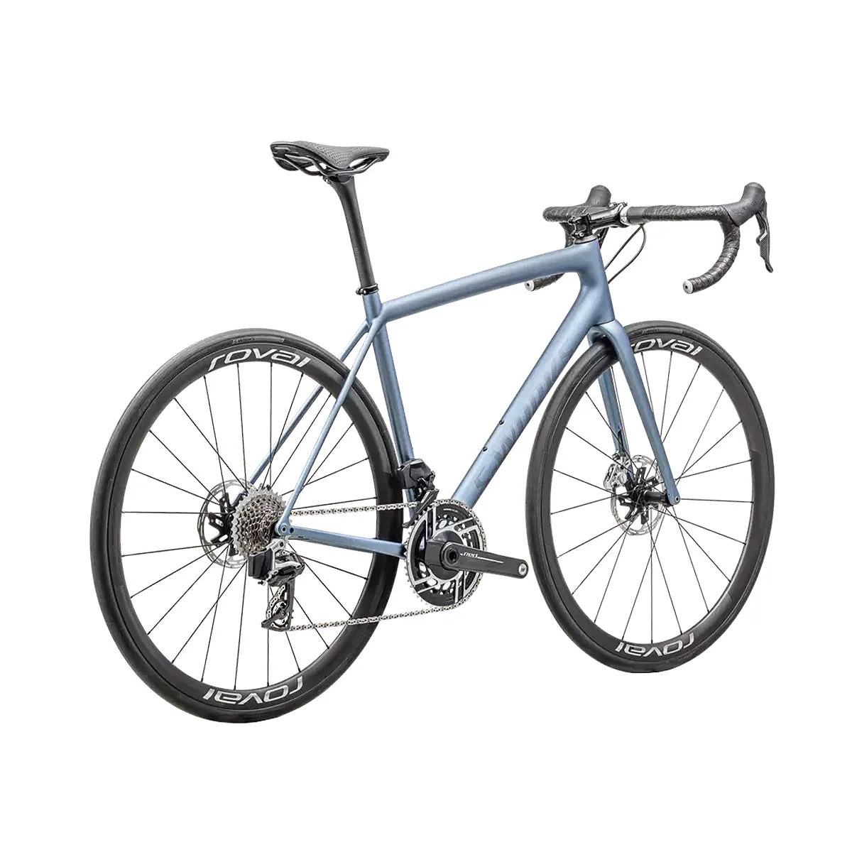 SPECIALIZED SWORKS Aethos 2025 Road Bike includes Hammerhead Karoo - LTD Satin Glacial Metallic / 25% Choas Pearl - Image 3
