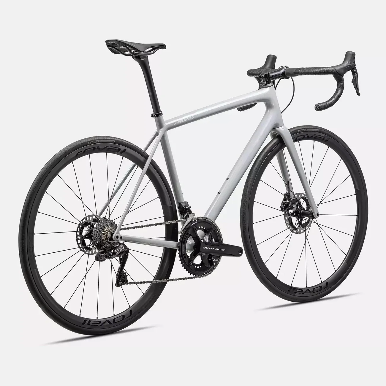 SPECIALIZED SWORKS Aethos Shimano Dura Di2 Ace Road Bike - GLOSS BIRCH/ABALONE-LAPIS ORGANIC COLOR RUN/DUNE - Image 5