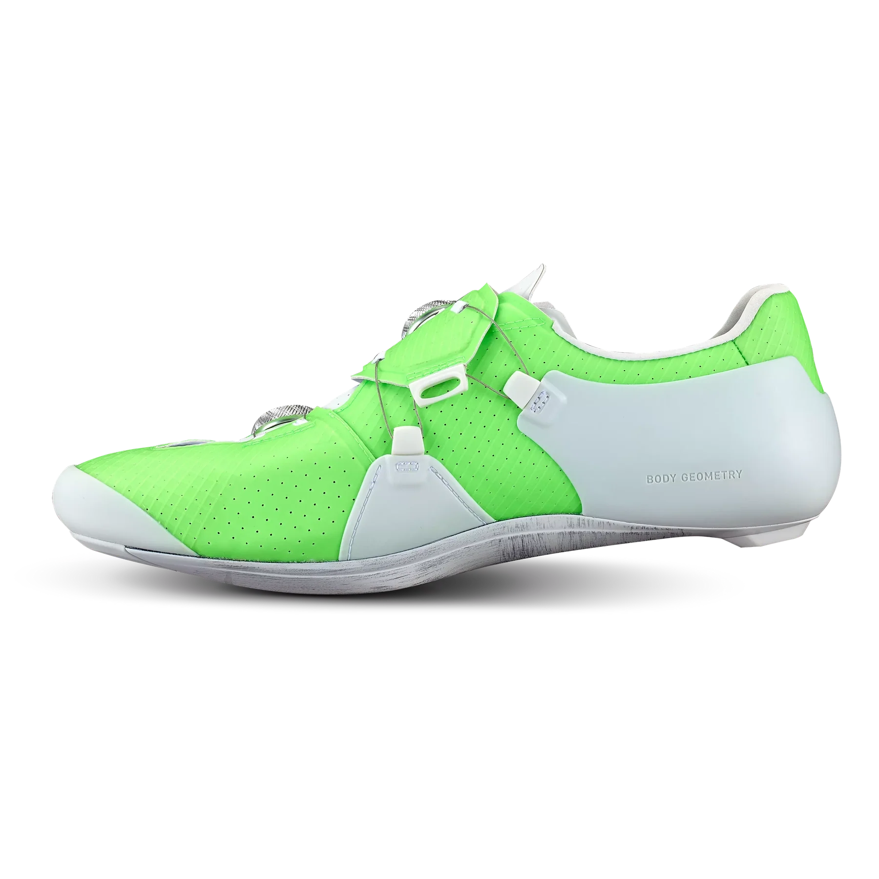 SPECIALIZED Sworks Ares 2 Road Cycling Shoes - Green Gecko - Image 3