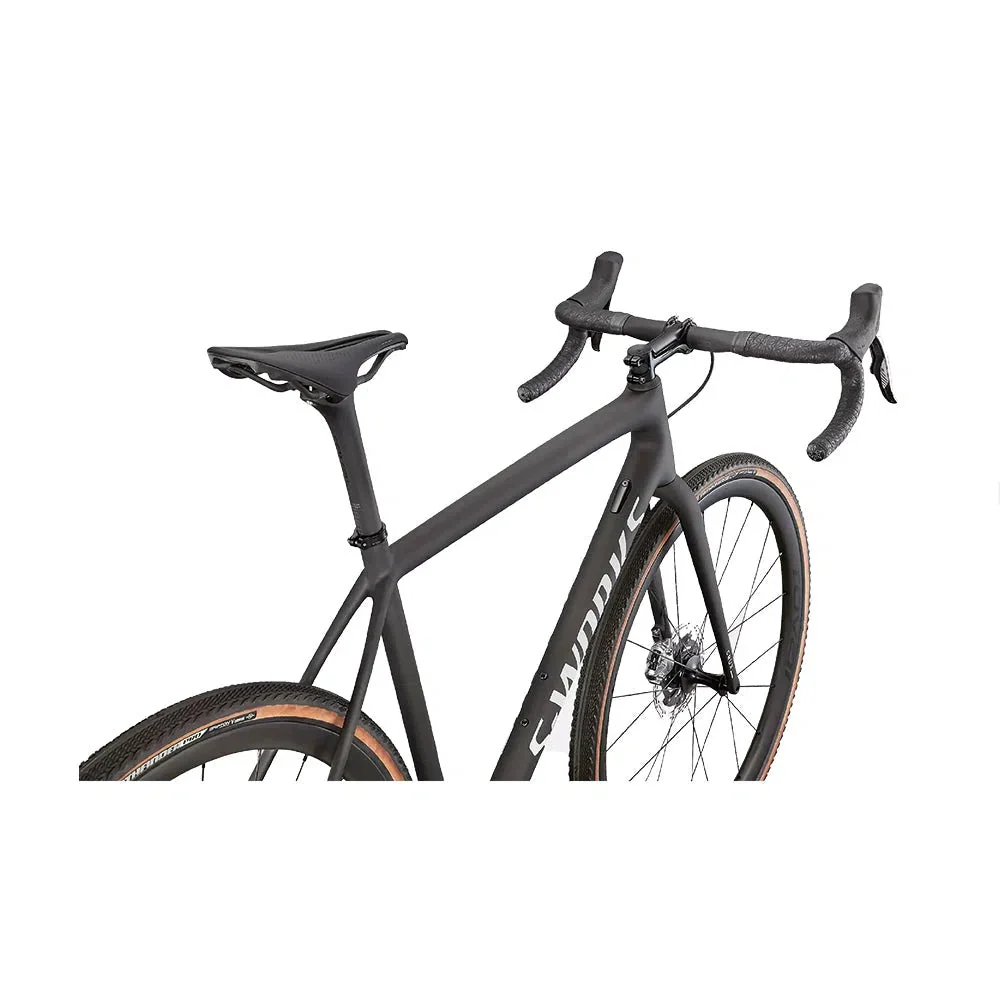 SPECIALIZED CRUX SW Complete Bike Gravel Sram Red AXS XPLR - Satin Carbon/Spectraflair/Gloss Abalone - Image 5