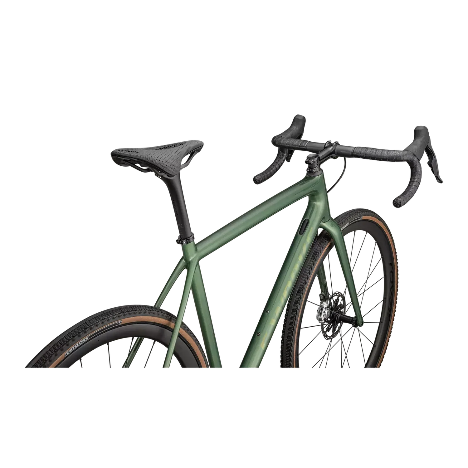 SPECIALIZED Sworks Crux Gravel Bike Sram Red AXS 2025 - Gloss Cypress Metallic / Viavi Gold To Silver Pearl - Image 3