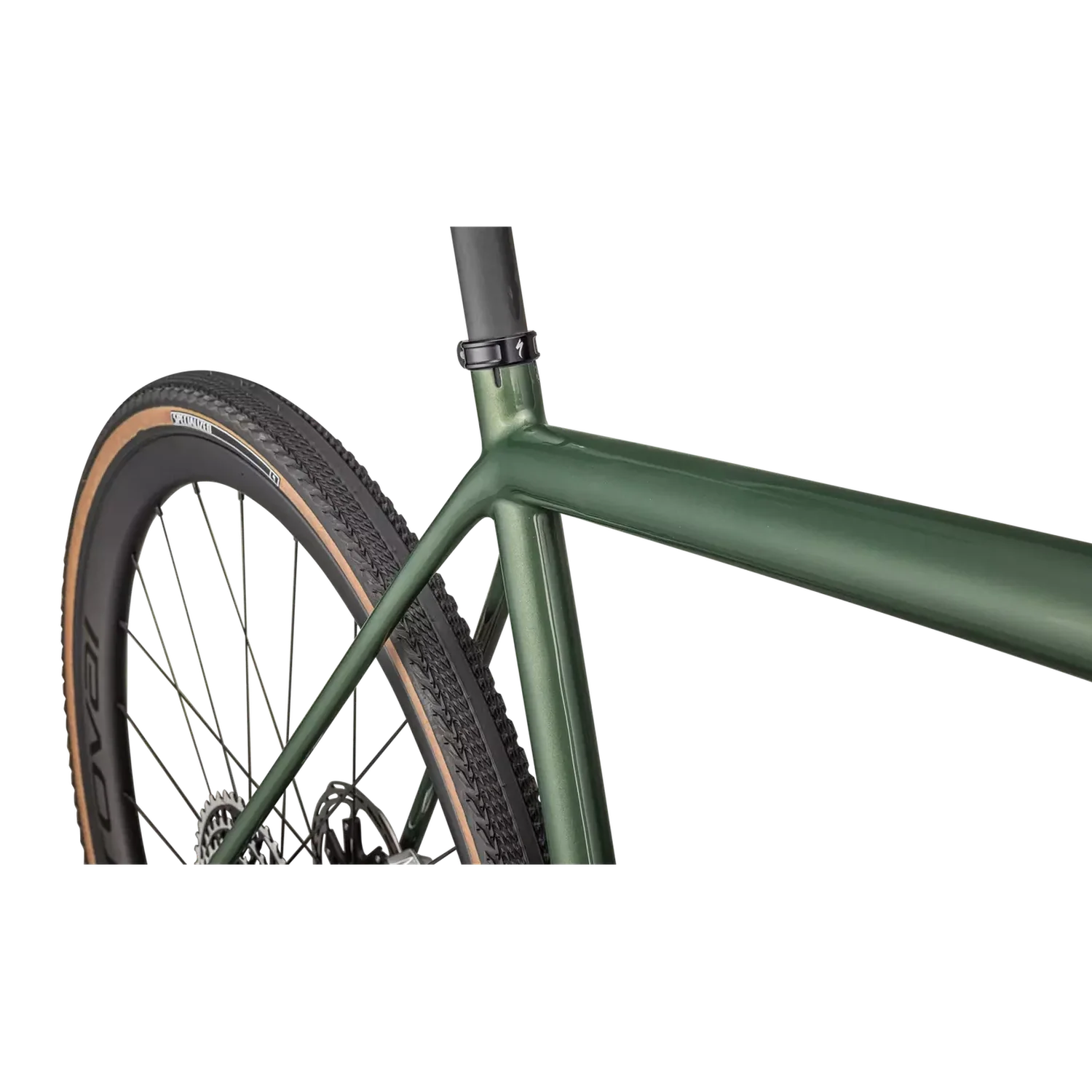 SPECIALIZED Sworks Crux Gravel Bike Sram Red AXS 2025 - Gloss Cypress Metallic / Viavi Gold To Silver Pearl - Image 5