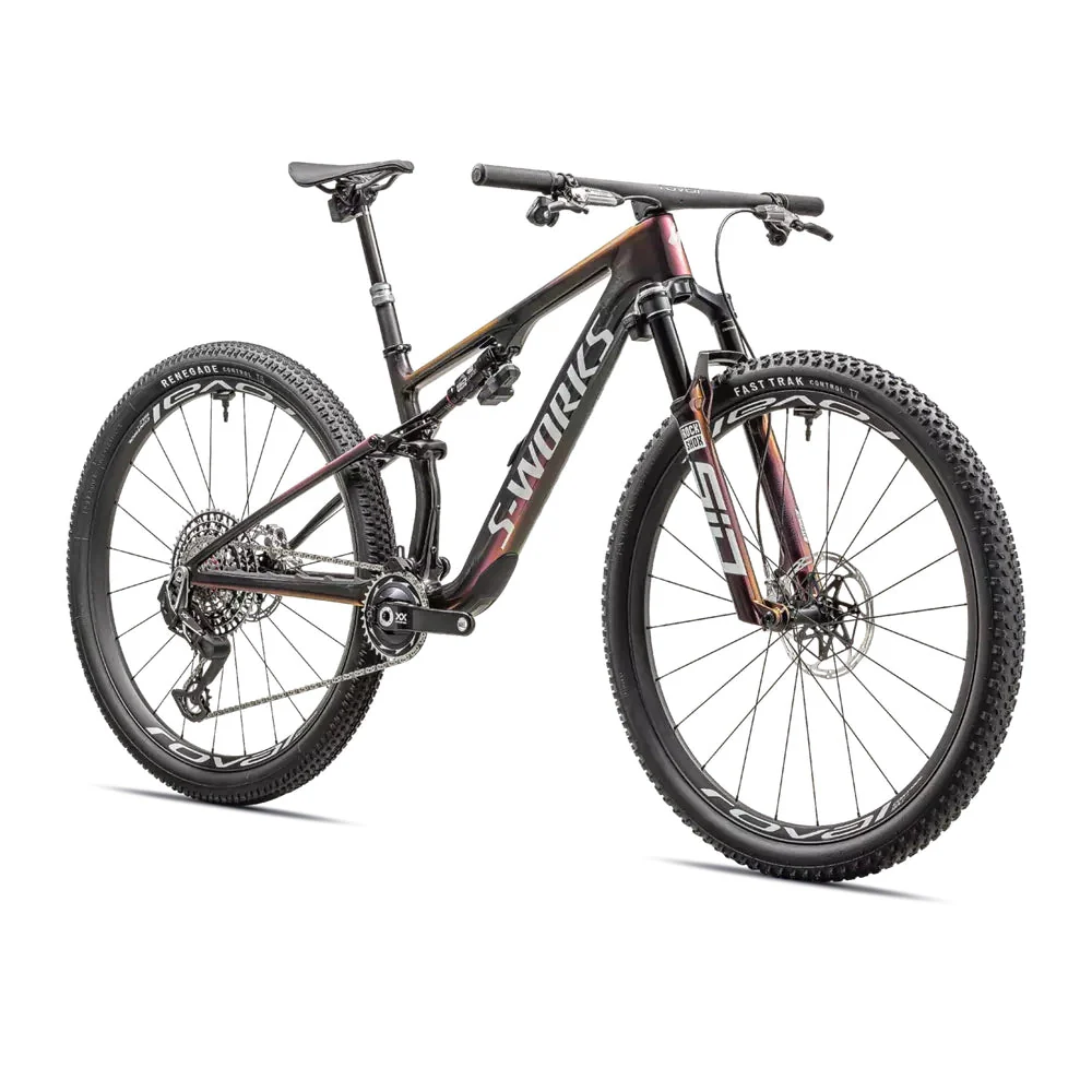 SPECIALIZED Sworks Epic 8 SRAM XX Mountain Bike - Gloss Carbon/Metallic Vivid Pink/Viavi Magenta Gold/Metallic Midnight Shadow/White - Image 2