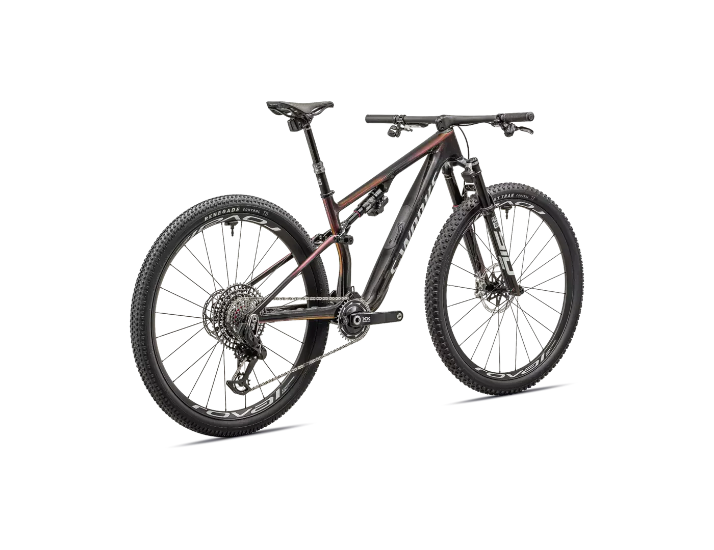 SPECIALIZED Sworks Epic 8 SRAM XX Mountain Bike - Gloss Carbon/Metallic Vivid Pink/Viavi Magenta Gold/Metallic Midnight Shadow/White - Image 3