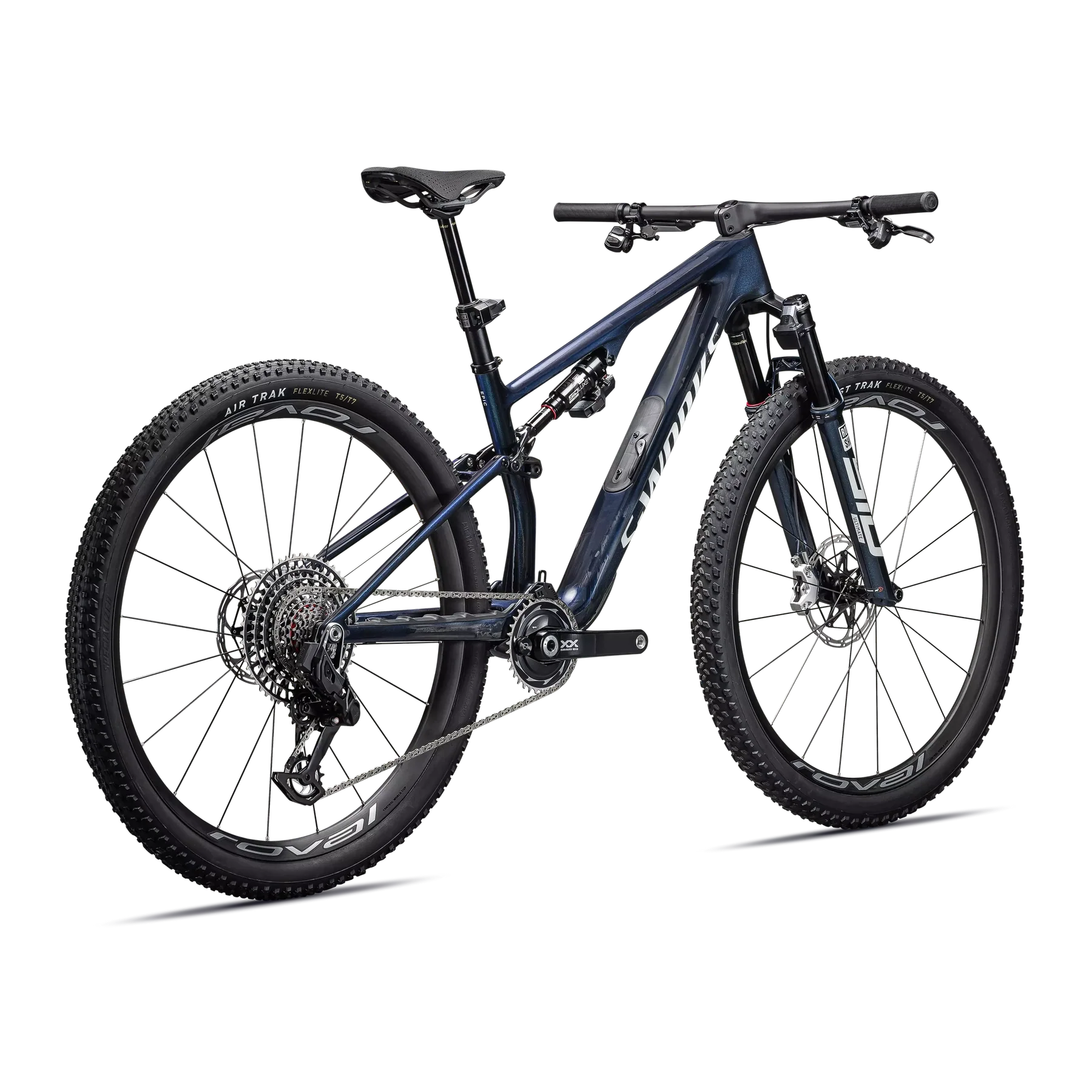 SPECIALIZED Sworks Epic 8 2026 SRAM XX Complete MTB - Gloss Cyan Blue Pearl / Metallic White Silver - Image 3