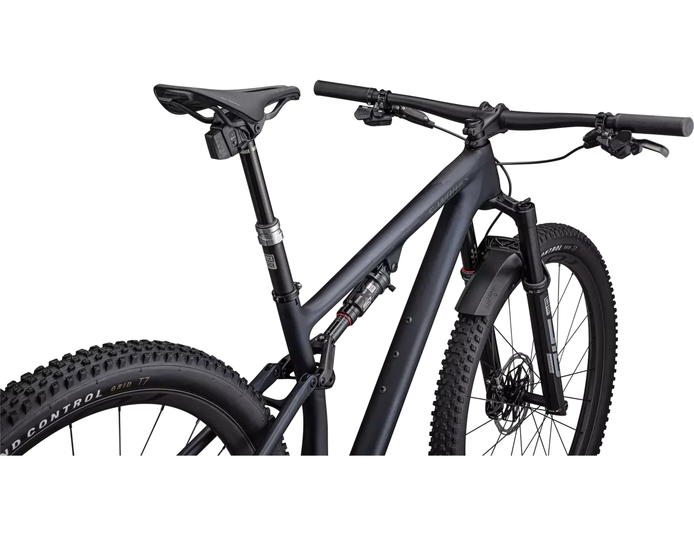 SPECIALIZED SWORKS Epic Evo SRAM XX1 AXS Complete MTB - Satin Blue Ghost Pearl/Black Chrome/Gold Ghost Pearl - Image 4