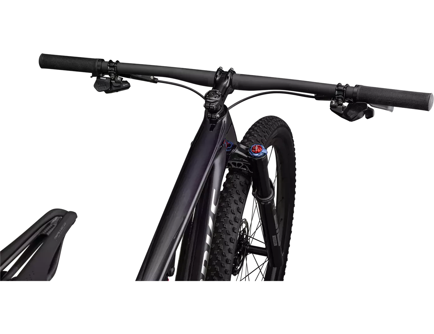 SPECIALIZED SWORKS Epic  SRAM XX1 AXS - GLOSS PURPLE TINT FADES OVER CARBON / CHROME - Image 4