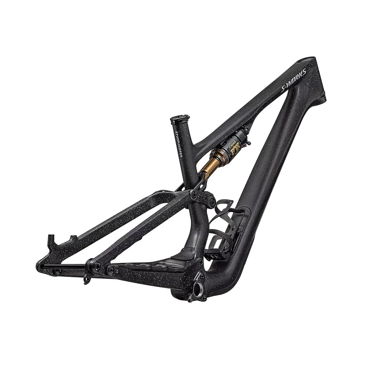 SPECIALIZED SWORKS STUMPJUMPER 15 2025 Mountain Bike Frameset - Satin Nrly Blk / Blk / Cool Grey / Obsidian / Satin Dove Grey - Image 3