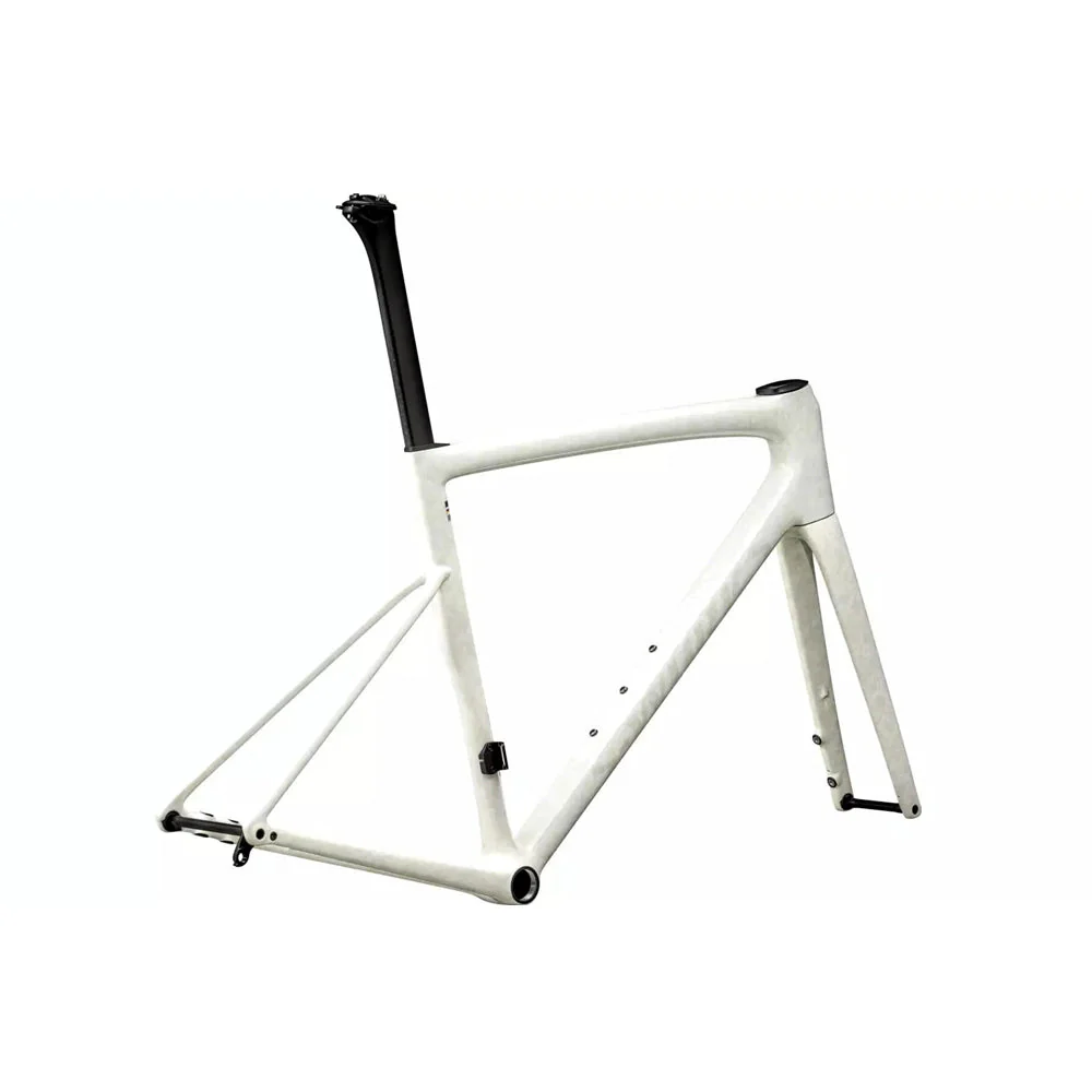 SPECIALIZED Sworks Tarmac SL8 2024 Road Frameset - GLOSS WHITE DUNE WHITE PEARL IMPASTO - Image 3