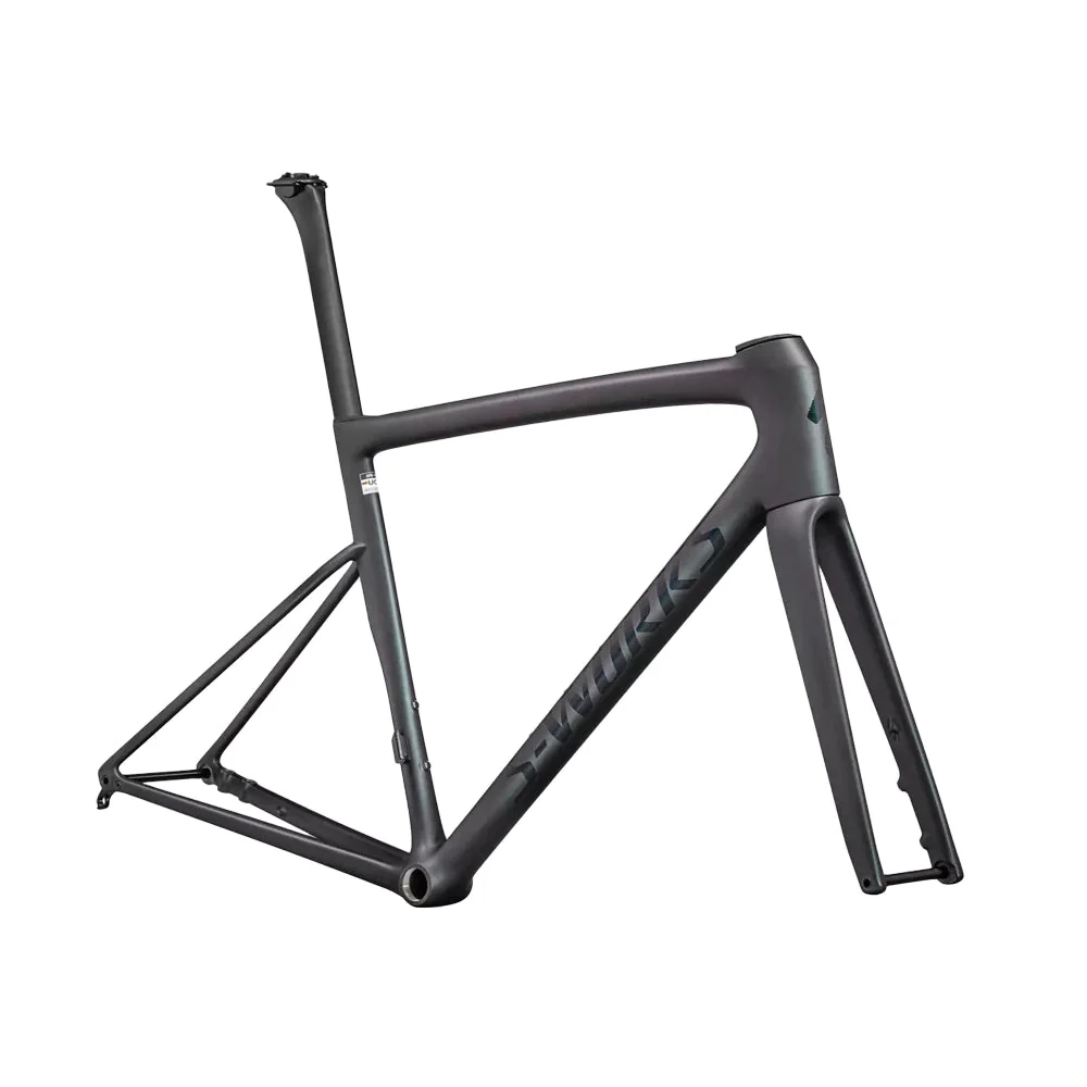 SPECIALIZED Sworks Tarmac SL8 2024 Road Frameset - SATIN CARBON/BLACK TINT OVER CHAMELEON BLEND/SUPERNOVA - Image 2