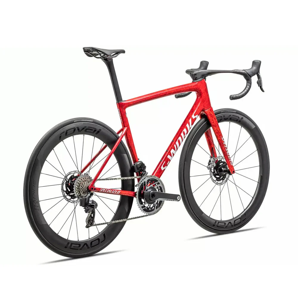 SPECIALIZED Sworks Tarmac SL8 2024 Sram Red AXS Complete Road Bike - GLOSS RED SKY / FIERY RED STRATA / SATIN WHITE - Image 3