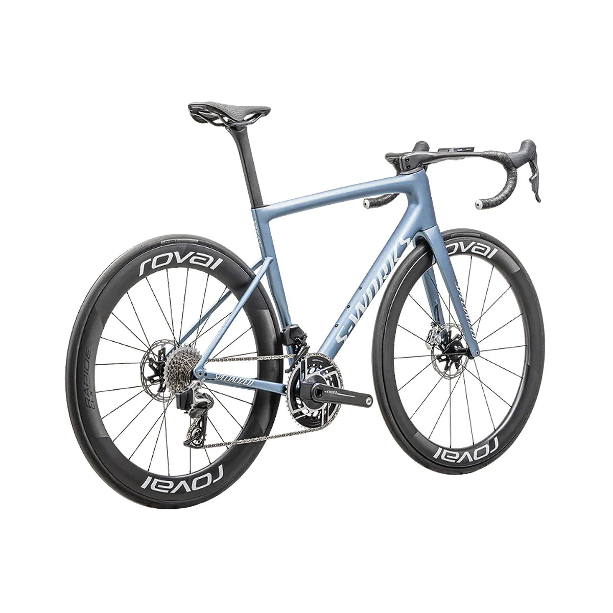 SPECIALIZED SWORKS Tarmac SL8 2025 Sram Red AXS Road Bike with Hammerhead Karoo - LTD Gloss Solidity/Red to Black Pearl/Metallic White Silver - Image 3