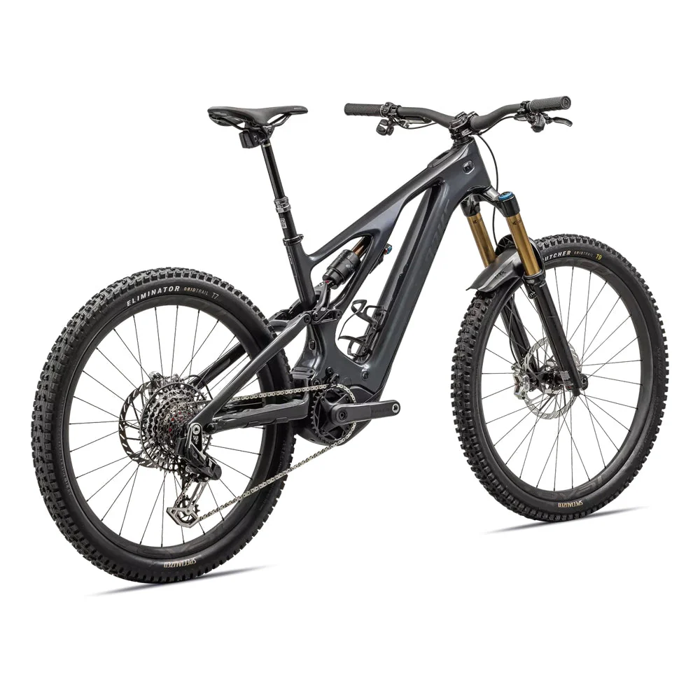 SPECIALIZED SWorks Turbo Levo Complete MTB Ebike - GLOSS BLACK LIQUID METAL / SATIN BLACK CHROME FOIL - Image 3