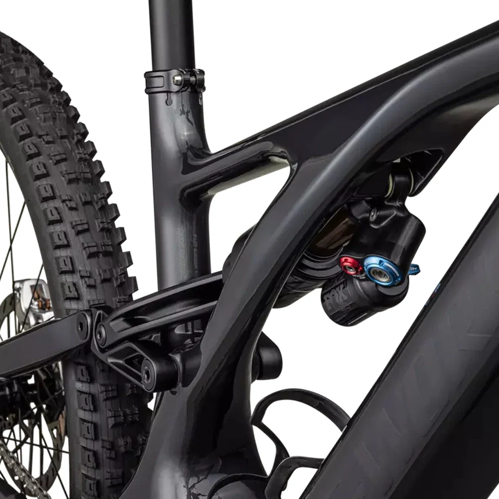 SPECIALIZED SWorks Turbo Levo Complete MTB Ebike - GLOSS BLACK LIQUID METAL / SATIN BLACK CHROME FOIL - Image 6